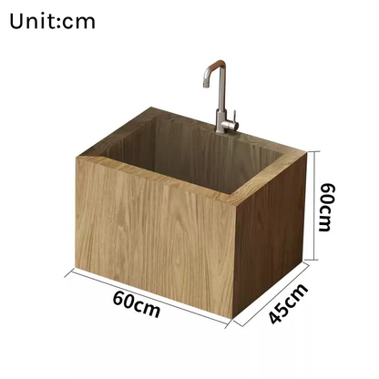 Outdoor All-Aluminum Sink Cabinet Waterproof &amp; Sun-Resistant Storage for Garden, Balcony, and Patio OKC-109