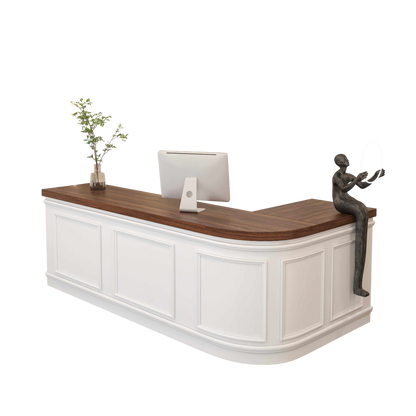 Curved French-Style Corner Desk RD-210