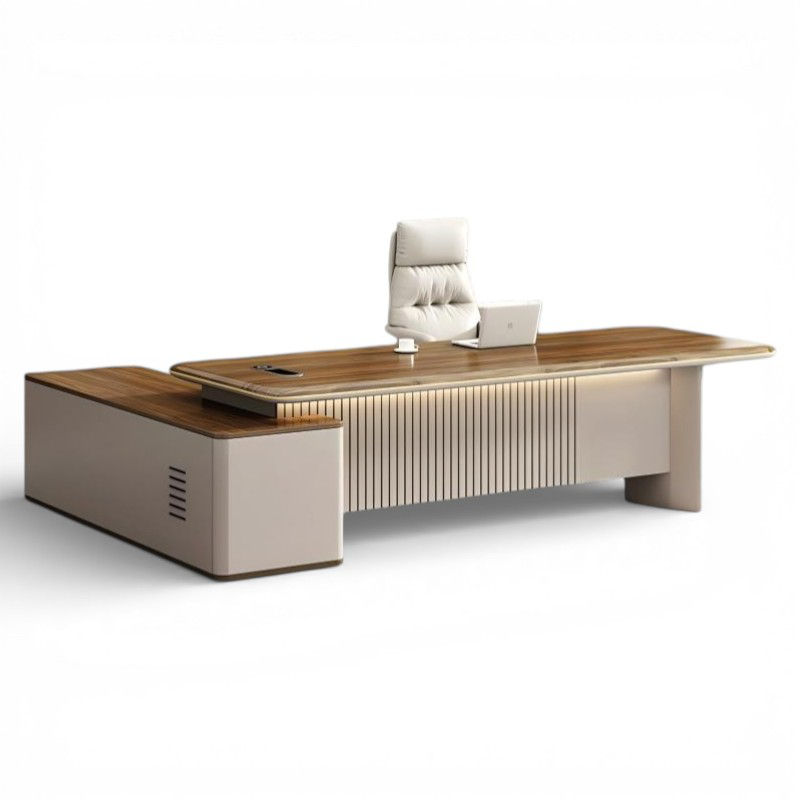 Contemporary Executive Desk with Soft Rounded Corners ED-027