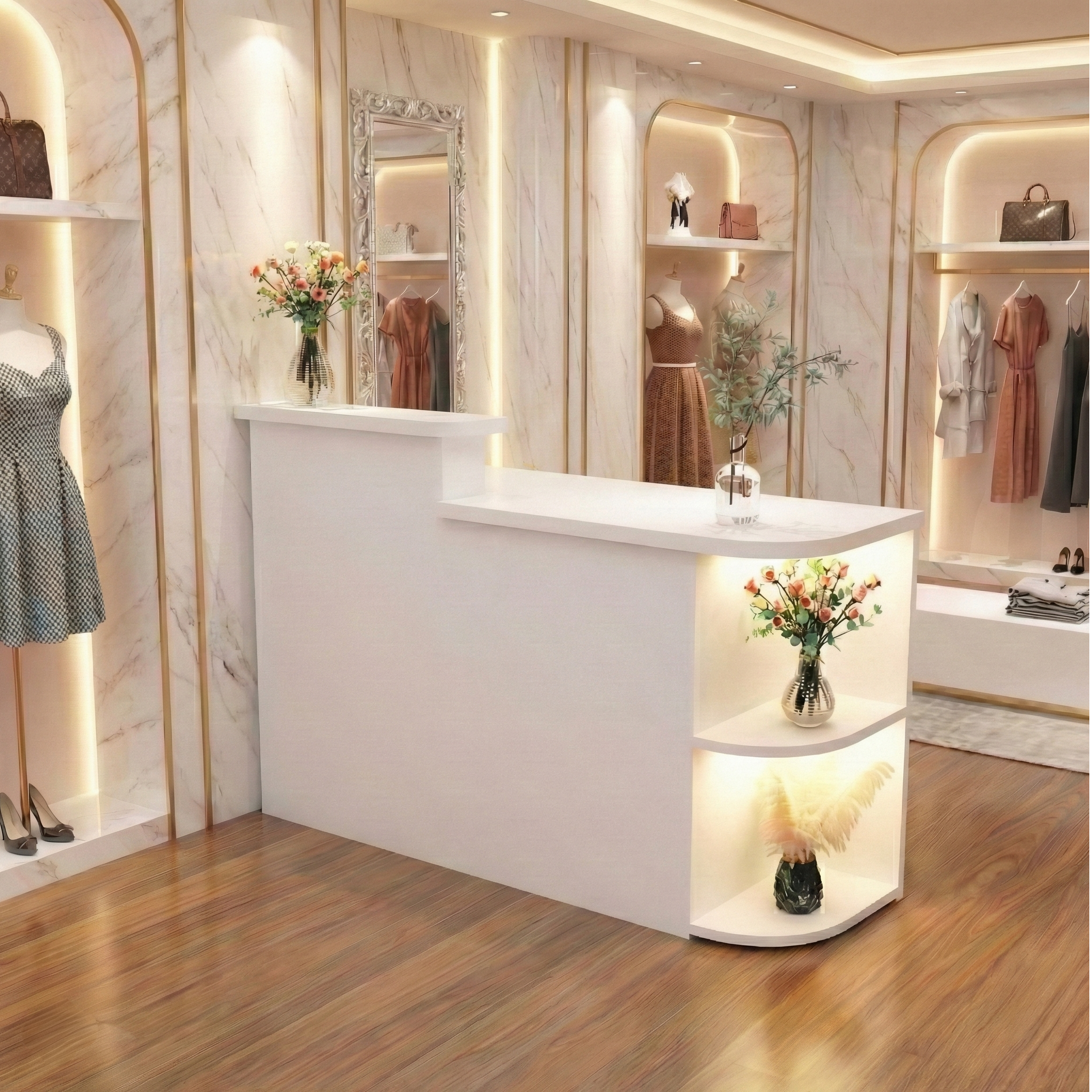 Simple Salon Office Shop Store Institution Reception Desk RD-201